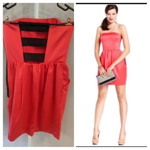 RACHEL Rachel Roy strapless caged dress size 0